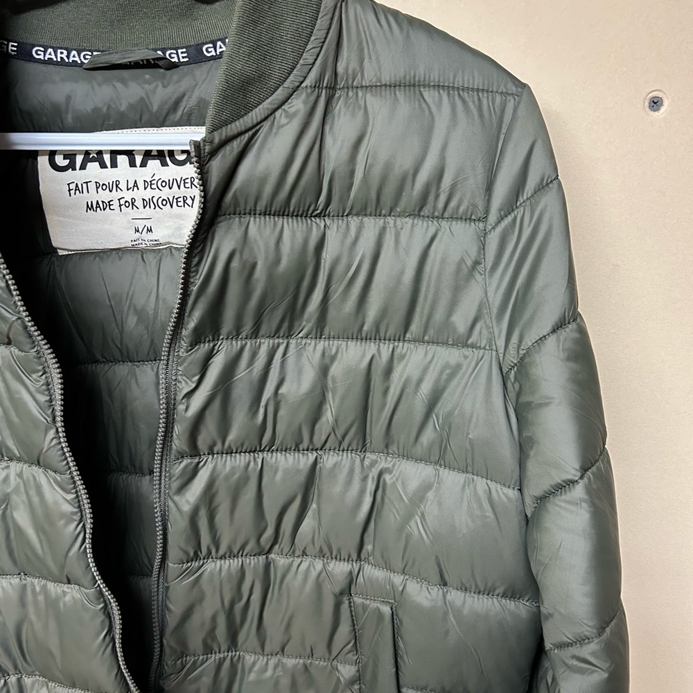 2/$30⚡️- JACKET | Women’s Garage Bomber jacket size small/medium - Picture 2 of 4